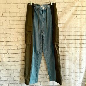 Women's‎ Two Tone Cargo Pants
